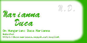 marianna duca business card